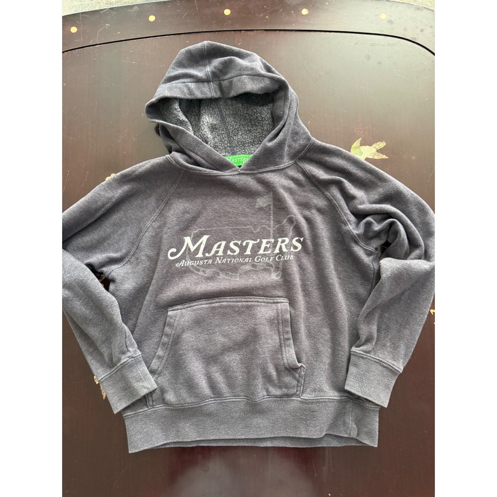 Official Masters Tournament gray kids small hoodie Augusta National Golf Club